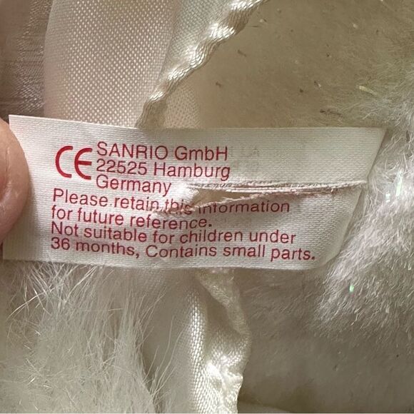 VTG RARE Hello Kitty 1999 Snow Angel W/Sparkle fur plush doll - Picture 5 of 11